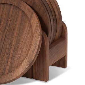 Exportateur indien personnalisable artisanat sous-verre en bois tapis en bois décoratif de table pour utilisation de table fournitures en vrac - Product Image 4