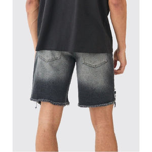 Pantalones cortos de mezclilla de calidad premium, ropa de calle de moda de verano, pantalones cortos de mezclilla con 6 bolsillos, pantalones cortos transpirables con servicio OEM - Product Image 2