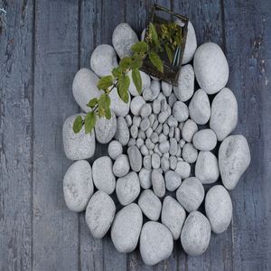 Classic Grey Natural <b>Stone</b> Cobbles & Pebbles for Outdoor Park & Garden Features - Product Image 4