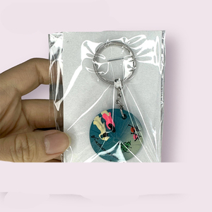 พวงกุญแจเปลือกมะพร้าวออร์แกนิค ของขวัญสุดพิเศษ ของที่ระลึก ทำมือในเวียดนาม - Product Image 5