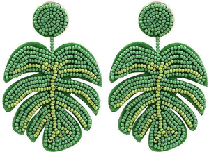 Boucles d'oreilles brodées à la main Motifs ethniques légers pour femmes Beaux bijoux - Product Image 3