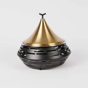 Olla Caliente de Metal, Diseño Tradicional, Hecha a Mano, Calentador de Alimentos Elegante al por Mayor, Decoración de Mesa para Bodas, Cacerola de Metal Elegante - Product Image 3