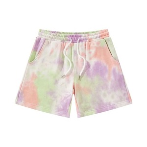 New Arrival Men's Acid Washed Shorts Polyester/Cotton Fleece Jogger Sweat Eco-Friendly Hot Shorts Solid Pattern <b>HIGH</b> STREET <b>Knee</b> - Product Image 1