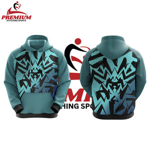 Sudadera con capucha de sublimación personalizada tu diseño Camisa con capucha sublimada de manga larga para hombres Sudadera con capucha de pesca pull over Kangroo sudaderas con capucha de bolsillo - Product Image 2
