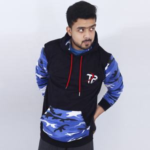 Vente en gros de sweats à capuche imprimés pour hommes 100% coton Streetwear sweats à capuche coupe-vent surdimensionnés unis et respirants - Product Image 3