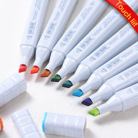 Touchliit 7e génération 30/40/60/80/168/204 couleurs marqueurs d'art à base d'alcool à double pointe ensemble de stylos pour dessin