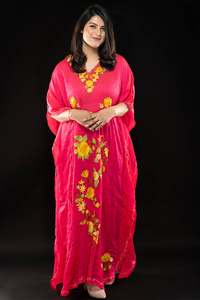 Nueva llegada bordado hecho a mano de manga tres cuartos bohemio mujeres festivo Kaftan transpirable Hippie verano ropa Casual moda - Product Image 5