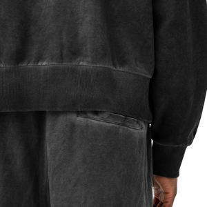 Pull à capuche lourd unisexe de haute qualité 500gsm Logo personnalisé polaire éponge française coton surdimensionné léger tricoté pour les femmes - Product Image 4