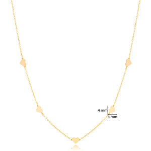 Corazón diseño liso encanto colgante collar turco venta al por mayor hecho a mano 925 joyería de plata esterlina - Product Image 2