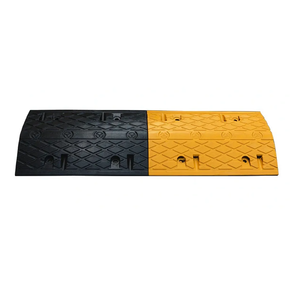 แผ่นยางชะลอความเร็ว Wesure Safety ขนาด 1000x350x50 มม. สีเหลืองดำ ทนทาน สำหรับความปลอดภัยบนท้องถนน ความเร็ว 10-15 ไมล์ต่อชั่วโมง ใช้งานได้ทั้งแบบถาวรและชั่วคราว - Product Image 3