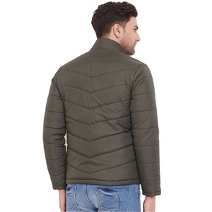 New Fashionable Lightweight Men <b>Puffer</b> Padded <b>Jacket</b> Hooded <b>Thin</b> Down Cotton Coat Zipper Solid Plain Bubble Plus Size <b>Jacket</b> - Product Image 3