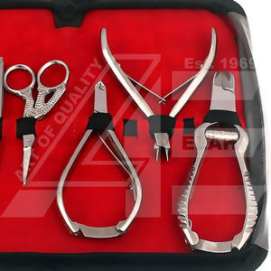 Ensemble professionnel luxueux de manucure et pédicure de haute qualité en acier inoxydable, 8 pièces, soin complet des ongles des orteils, ongles épais et lourds - Product Image 4