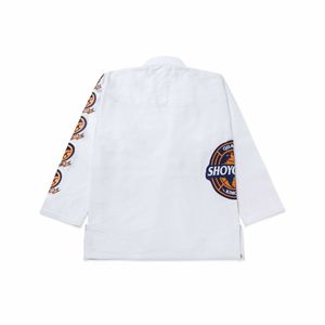 BJJ unisex jiujitsu กิโมโน Gi ชุดฝึกศิลปะการต่อสู้ทำจากผ้าฝ้าย100% สไตล์ตามสั่งกางเกงขาสั้นพิมพ์โลโก้แบบถ่ายเทความร้อนตามต้องการ - Product Image 5