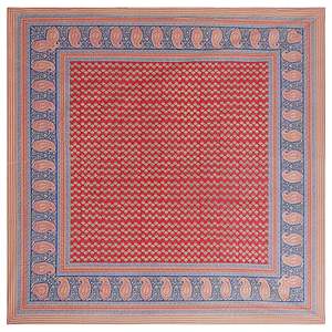 Super <b>King</b> <b>Size</b> 3pc Red Paisley 100% Cotton <b>Sheet</b> Set with 2 Pillow Covers (SHKV1099) - Product Image 4