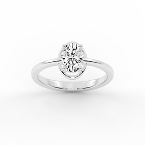 Bague en argent avec diamants de laboratoire-Bijoux de luxe durables pour chaque occasion bague de fiançailles - Product Image 1