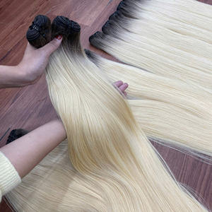 Extensions de cheveux de luxe Hairshop Color Weft, cheveux humains vietnamiens, cheveux naturels lisses, mèches - Product Image 3