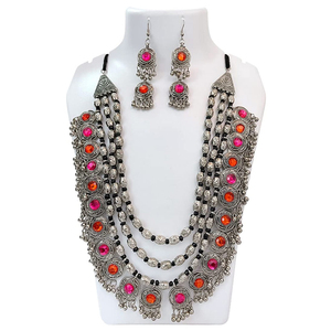 Conjuntos de joyería afgana hecha a mano superventas diseño de lujo personalizado Vintage para bodas conjuntos de joyería personalizados al por mayor - Product Image 2