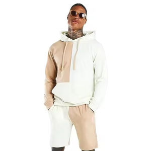 Conjunto de Pantalones Cortos y Sudadera con Capucha de Manga Corta de Felpa Casual para Hombre, Personalizado, de Alta Calidad, 100% Algodón - Product Image 6