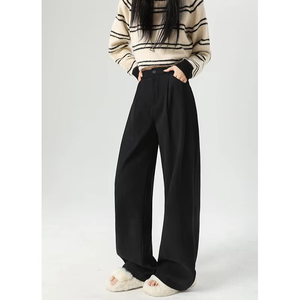 Pantalones Jogger Impermeables Ecológicos de Pierna Ancha y Frente Plano de Corte Regular para Mujer, Pantalones Deportivos Cómodos y Elegantes - Product Image 1