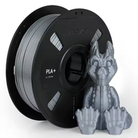 Filament d'impression 3D Numakers PLA+ Simply Silver 1kg 1.75mm de qualité supérieure, lisse, durable, impressions précises, 60°C, fabriqué en Inde, découpe