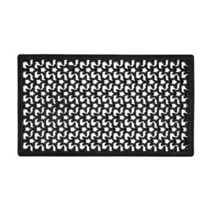 Zerbino Stellato Nero con Bordo 40x70 Cm - Product Image 1