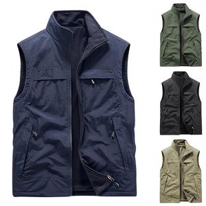 Haute qualité hommes respirant hiver coton polaire gilet décontracté OEM Outwear chaud sans manches vestes pour vêtements d'extérieur - Product Image 1