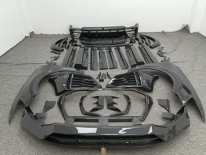 Para <span class=keywords><strong>Audi</strong></span> <span class=keywords><strong>Q8</strong></span> RSQ8 Kit de cuerpo de fibra de carbono RSQ8 mejorado estilo MSY parachoques delantero difusor Spoiler rueda arco guardabarros capó falda lateral - Product Image 6