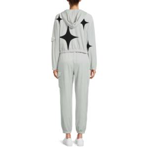 Conjunto de chándal para correr de 2 piezas personalizado unisex, sudadera con cordón elástico y pantalones cargo, chándal para hombres y mujeres - Product Image 6