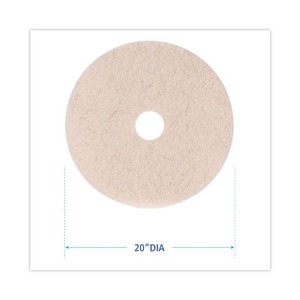 Discos de Pulido para Pisos Boardwalk de 20 Pulgadas, Color Bronceado, 5 Unidades por Caja, Discos de Pulido de Pelo de Cerdo Natural, Diámetro de 20 Pulgadas - Product Image 5