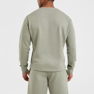 Sudadera de Invierno para Hombre, de Felpa, Algodón, Cuello Redondo, Ajustada, Gruesa, Abrigada, Estilo Urbano - Product Image 3