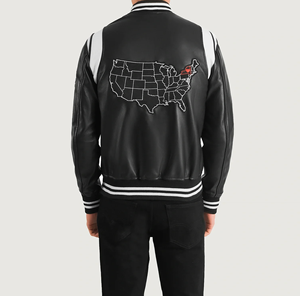 Chaqueta Bomber Acolchada de Satén con Acabado Elegante, Aspecto Premium con Máxima Durabilidad, Logotipo Frontal, Unisex - Product Image 6