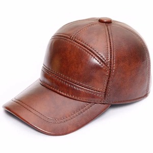 Gorra de Béisbol Unisex para las Cuatro Estaciones, de Cuero Genuino, con Visera, de Primera Calidad, Ajustable, para Actividades al Aire Libre, Casual - Product Image 4