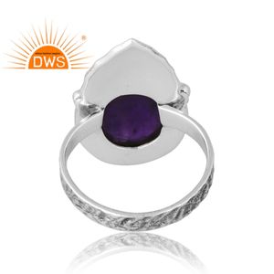Dernière vente 925 argent Sterling naturel améthyste pierre précieuse bague bijoux personnalisés pour les femmes cadeau pour elle - Product Image 2