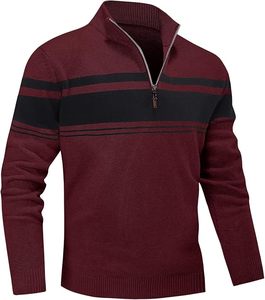 Suéter de Punto W9592Y Knzhee Industry para Hombre, Antiarrugas, Antibolitas, Transpirable, Delgado, 100% Algodón, Informal, Holgado, para Invierno - Product Image 5