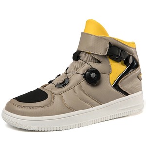 Chaussures de course de moto réfléchissantes pour hommes semelle en caoutchouc bottes anti-chute respirantes pour les cyclistes de route baskets de course décontractées avec changement de vitesse - Product Image 6