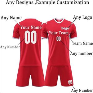 Uniformes de Fútbol Personalizados Unisex de Alta Calidad, Conjuntos de Camisetas de Fútbol para Clubes Deportivos, Uniformes para Adultos, Tallas Grandes, Manga Corta, 100% - Product Image 3