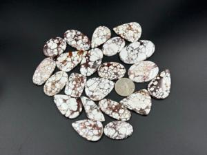 AAA + alta calidad 100% turquesa Natural piedras preciosas sueltas tamaño mixto cabujón de caballo salvaje para la fabricación de joyas lote de piedras preciosas - Product Image 3