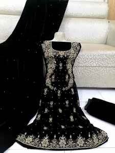 Ropa Étnica Punjabi de India y Pakistán para Mujer, Traje Anarkali Salwar Kameez con Trabajo a Mano para Mujer - Product Image 6