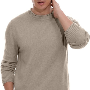 Servicio OEM 100% algodón sudadera de moda bajo MOQ pulóver sólido logotipo personalizado bordado Popular hombres sudadera - Product Image 2