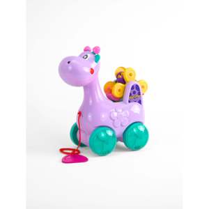 UATOYS Giraffe Walking Aid & Ferris <b>Wheel</b> Fun <b>Plastic</b> Pull Along Toy with Musical Feature Set Packaging - Product Image 2
