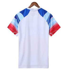 Custom Sublimation T-shirt 100% Polyester Breathable DRY Comfortable V-neck <b>Tshirt</b> Top Quality Wash Able <b>Long</b> Term Use Able - Product Image 6
