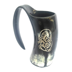 Artisan Craft Eco-Friendly Natural Buffalo Horn <b>Mugs</b> High Quality Classic Home and Restaurant Drinkware for Parties - Product Image 1