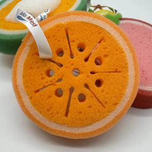 Mia Med Kids sponge Bath Skin-friendly Cleansing Bath Loofah By Mia Med Shower Bath Sponges for Gentle Cleansing Fruit Shape - Product Image 6