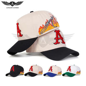 Gorra de Béisbol Ajustable para Hombre con Diseño Lateral de Llamas, Estilo Casual, Mejor Material, Logotipo Personalizado, Protección Solar, Gorras Trucker - Product Image 6