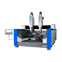 Machine de gravure sur pierre CNC 4 axes YJZ3015PY-2D, graveur rotatif et plat pour marbre, routeur double usage pour granit et quartz