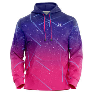 เสื้อกันหนาวถัก360g มีฮู้ด W4G ไซส์ใหญ่พิเศษสำหรับผู้ชายใส่สบายกันรอยยับไม่ซับลิเมชัน - Product Image 1