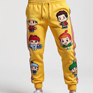 กางเกงเรียกเหงื่อสำหรับผู้ชายกางเกงวิ่งพิมพ์ลาย - Product Image 1