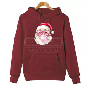 Jersey de algodón mezclado con capucha Uso al aire libre Ropa de moda Hombres Sudaderas CON CAPUCHA DE Navidad Ropa informal Uso de invierno - Product Image 3