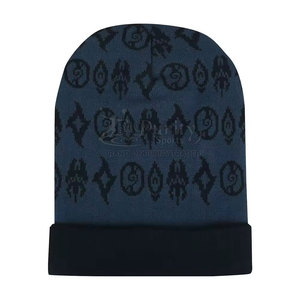 Professional Manufactured Jacquard Beanies <b>Hats</b> Causal Wear Outdoor Use <b>Men</b> Beanies <b>Hats</b> With Custom Design - Product Image 3