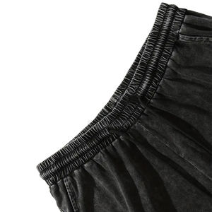 Proveedor superior Hombres Belleza Imprimir Nueva llegada con logotipo propio Calidad superior Fácil de lavar Hombres Ropa exterior Pantalones cortos de lavado ácido - Product Image 3